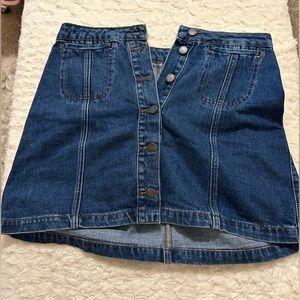 Denim skirt